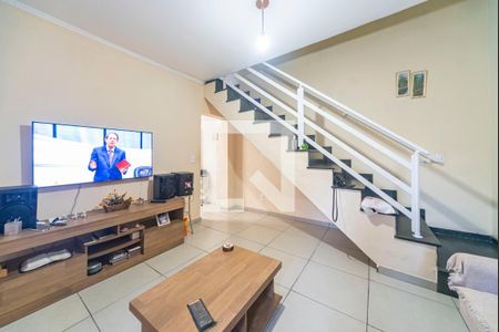 Sala de casa para alugar com 2 quartos, 110m² em Jardim Jamaica, Santo André