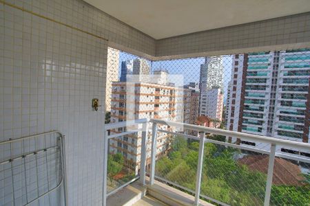 Varanda da Sala de apartamento para alugar com 2 quartos, 65m² em Pompéia, Santos