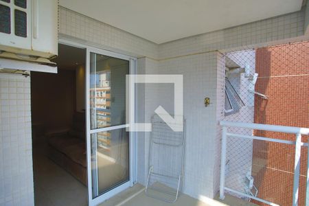 Varanda da Sala de apartamento para alugar com 2 quartos, 65m² em Pompéia, Santos