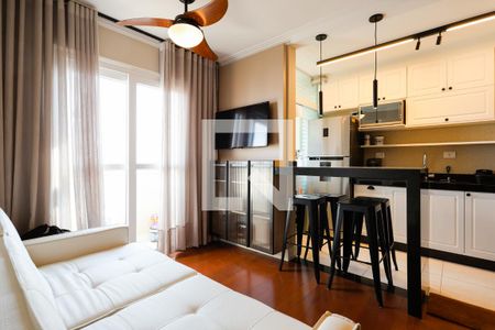 Sala de apartamento à venda com 1 quarto, 40m² em Santana, São Paulo