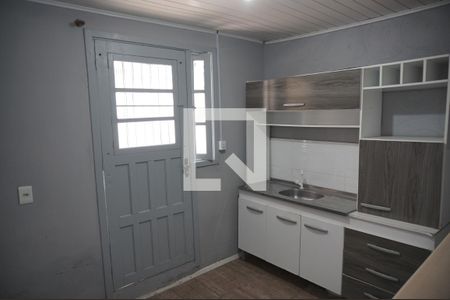 Cozinha de kitnet/studio para alugar com 1 quarto, 20m² em Canudos, Novo Hamburgo