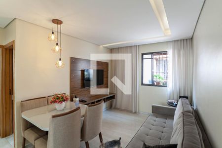 Sala  de casa de condomínio à venda com 2 quartos, 48m² em Canaa, Belo Horizonte