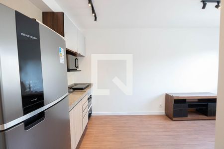Sala/Cozinha de apartamento para alugar com 1 quarto, 25m² em Bela Vista, São Paulo