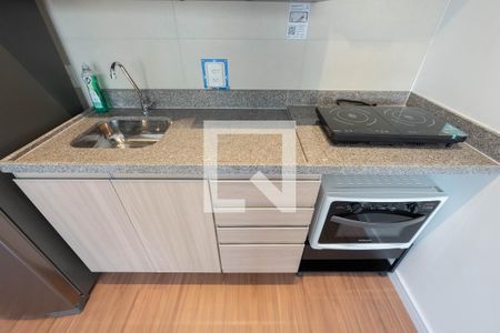 Sala/Cozinha de apartamento para alugar com 1 quarto, 25m² em Bela Vista, São Paulo