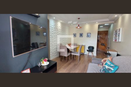Sala de apartamento à venda com 3 quartos, 60m² em Jardim Stella, Santo André