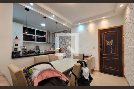 Sala de apartamento à venda com 2 quartos, 67m² em Vila Curuçá, Santo André