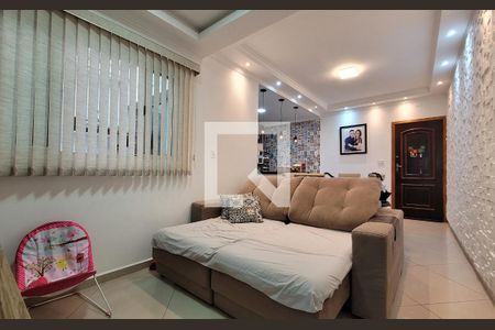Sala de apartamento à venda com 2 quartos, 67m² em Vila Curuçá, Santo André