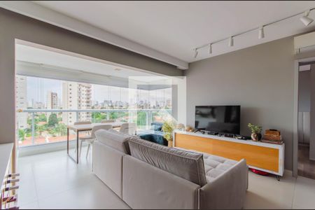 Sala de apartamento à venda com 1 quarto, 64m² em Jardim Glória, São Paulo