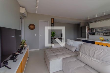 Sala de apartamento à venda com 1 quarto, 64m² em Jardim Glória, São Paulo