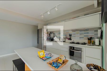 Cozinha de apartamento à venda com 1 quarto, 64m² em Jardim Glória, São Paulo
