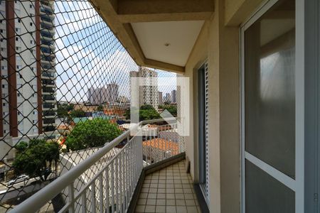 Sacada da Sala de apartamento à venda com 3 quartos, 122m² em Silveira, Santo André