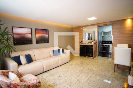 Sala de apartamento à venda com 3 quartos, 90m² em Castelo, Belo Horizonte