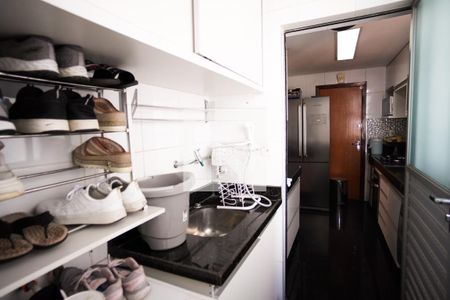 Área de Serviço de apartamento à venda com 3 quartos, 90m² em Castelo, Belo Horizonte