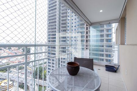 Varanda da Sala de apartamento à venda com 2 quartos, 78m² em Vila Dom Pedro I, São Paulo