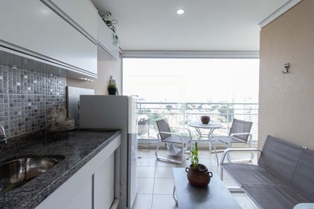 Varanda da Sala de apartamento à venda com 2 quartos, 78m² em Vila Dom Pedro I, São Paulo