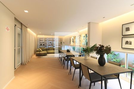 Studio para alugar com 27m², 1 quarto e sem vaga Studio para alugar com 27m², 1 quarto e sem vagaÁrea comum - Salão de festas