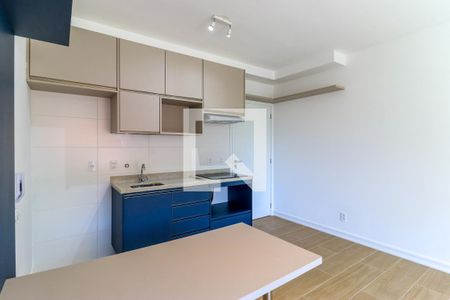 Cozinha de kitnet/studio para alugar com 1 quarto, 27m² em Brooklin Paulista, São Paulo