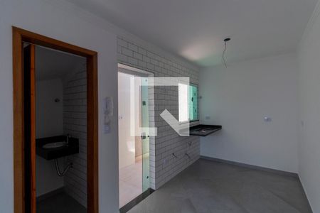 Sala e Cozinha Integrada  de casa de condomínio à venda com 2 quartos, 63m² em Vila Ré, São Paulo