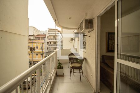 Varanda da Sala de apartamento à venda com 2 quartos, 63m² em Vila Isabel, Rio de Janeiro