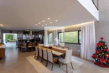 Sala de Jantar de casa à venda com 4 quartos, 380m² em Canaa, Belo Horizonte
