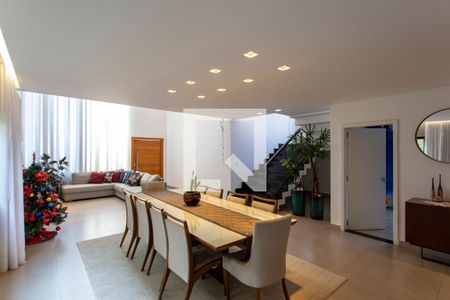 Sala de Jantar de casa à venda com 4 quartos, 380m² em Canaa, Belo Horizonte