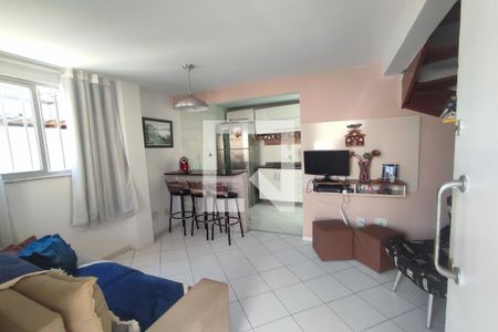 1º PAV - Sala de casa de condomínio à venda com 3 quartos, 78m² em Taquara, Rio de Janeiro