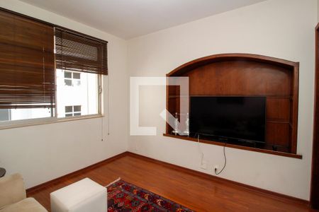 Sala de TV de apartamento à venda com 5 quartos, 540m² em Lourdes, Belo Horizonte
