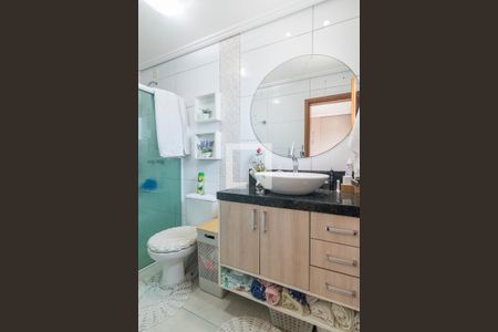 Banheiro da Suite de apartamento à venda com 3 quartos, 140m² em Utinga, Santo André