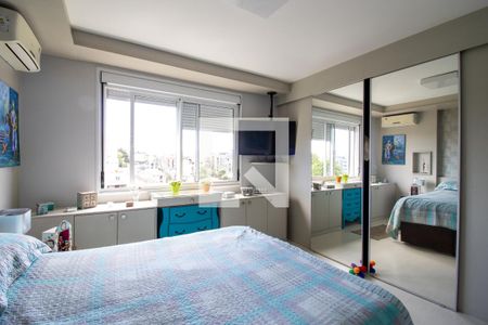 Suite de apartamento à venda com 2 quartos, 95m² em Jardim Lindóia, Porto Alegre
