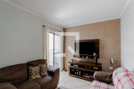 Sala de apartamento à venda com 3 quartos, 95m² em Vila Curuca, Santo André