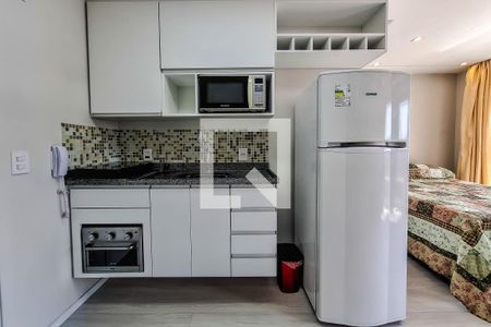 Studio para alugar com 26m², 1 quarto e sem vaga Studio para alugar com 26m², 1 quarto e sem vagakitnet studio cozinha