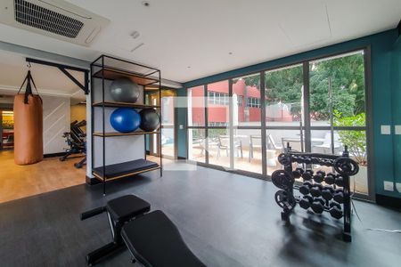 Studio para alugar com 26m², 1 quarto e sem vaga Studio para alugar com 26m², 1 quarto e sem vagaAcademia