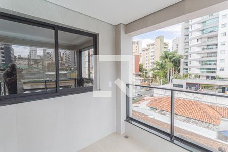 Varanda da Sala de apartamento à venda com 3 quartos, 94m² em Carmo, Belo Horizonte
