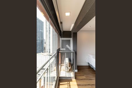 Varanda de kitnet/studio para alugar com 1 quarto, 22m² em República, São Paulo