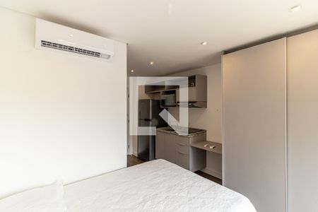 Studio - Ar-Condicionado de kitnet/studio para alugar com 1 quarto, 22m² em República, São Paulo