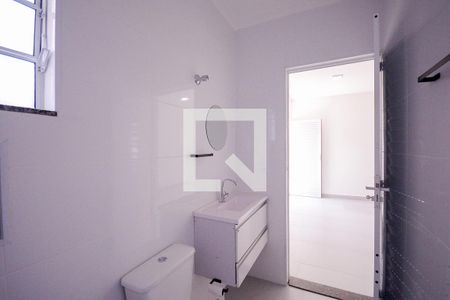 Banheiro  de kitnet/studio para alugar com 1 quarto, 35m² em Vila Brasilio Machado, São Paulo