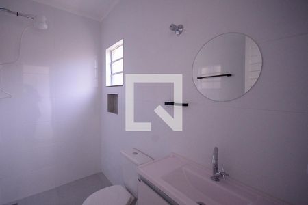 Banheiro  de kitnet/studio para alugar com 1 quarto, 35m² em Vila Brasilio Machado, São Paulo