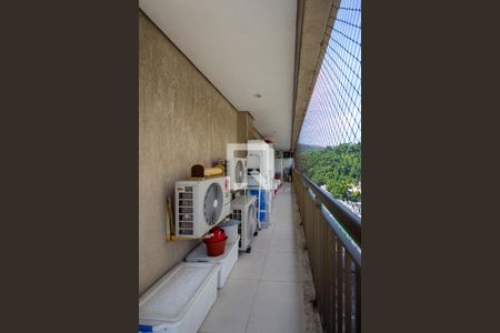 Varanda da Sala de apartamento à venda com 3 quartos, 115m² em Vital Brasil, Niterói