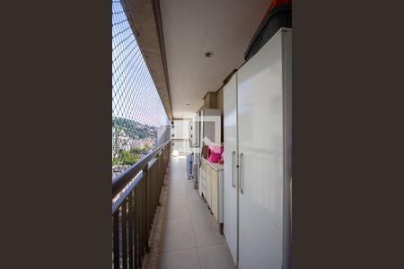 Varanda da Sala de apartamento à venda com 3 quartos, 115m² em Vital Brasil, Niterói