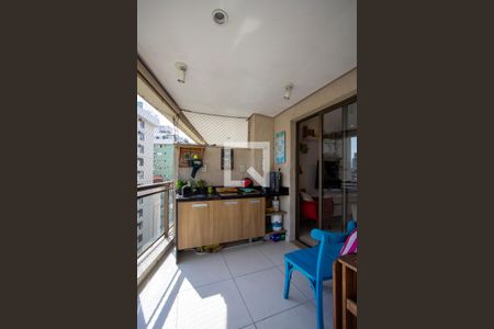 Varanda da Sala de apartamento à venda com 3 quartos, 115m² em Vital Brasil, Niterói