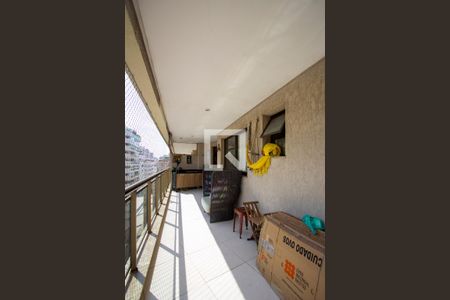 Varanda da Sala de apartamento à venda com 3 quartos, 115m² em Vital Brasil, Niterói