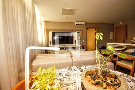 Sala de apartamento para alugar com 1 quarto, 52m² em Luxemburgo, Belo Horizonte