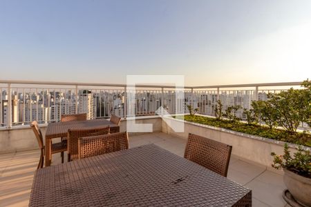 Área comum - Churrasqueira de kitnet/studio para alugar com 1 quarto, 49m² em Vila Nova Conceição, São Paulo