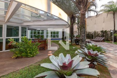 Área comum - Jardim de kitnet/studio para alugar com 1 quarto, 49m² em Vila Nova Conceição, São Paulo