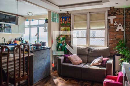 Sala de apartamento para alugar com 2 quartos, 56m² em Cristal, Porto Alegre