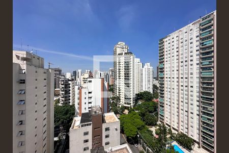 Vista  de apartamento à venda com 1 quarto, 43m² em Brooklin, São Paulo