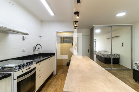 Cozinha - Bancada de kitnet/studio para alugar com 1 quarto, 39m² em Santa Cecilia, São Paulo