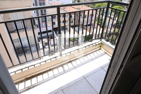 Varanda da Suite de apartamento à venda com 2 quartos, 60m² em Campestre, Santo André