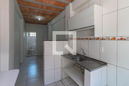 Cozinha e Área de Serviço de kitnet/studio para alugar com 1 quarto, 50m² em Madre Gertrudes, Belo Horizonte