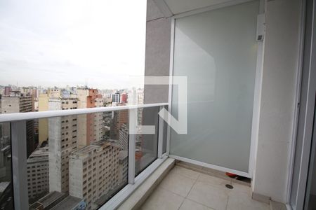 Varanda de apartamento para alugar com 1 quarto, 25m² em Sé, São Paulo